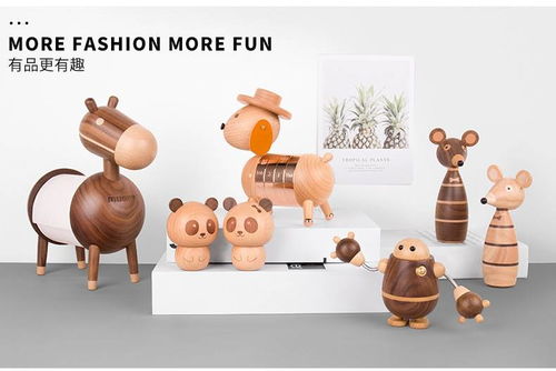 湯河店創意禮品家居 歐式紳士狗木制日歷與通訊設備的完美融合